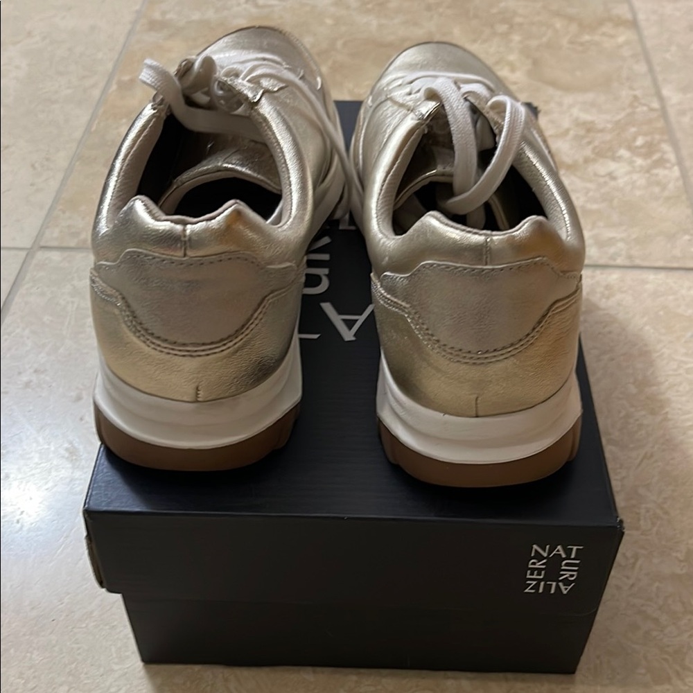 Naturalizer Women’s Shay Sneakers in Champagne Gold - Picture 8 of 10